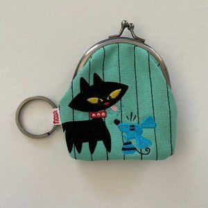 Paul Frank Embroidered Coin Purse